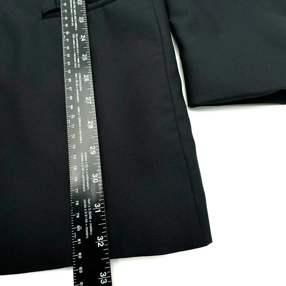 ALFANI Men's 44R Vintage Black Wool Blazer Suit Jacket Sport Coat Career Wedding